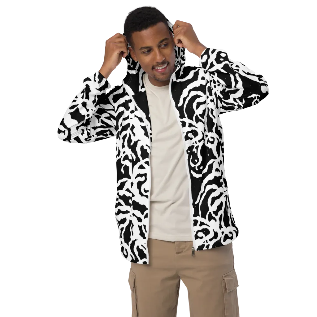 Blackwater Rhythm on Men's Windbreaker — Front