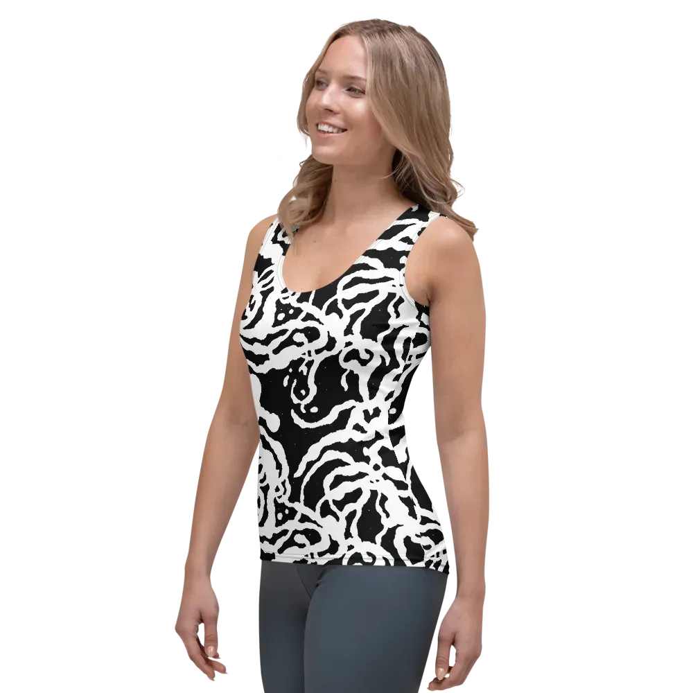 Blackwater Rhythm on Women's Tank Top — Left Front