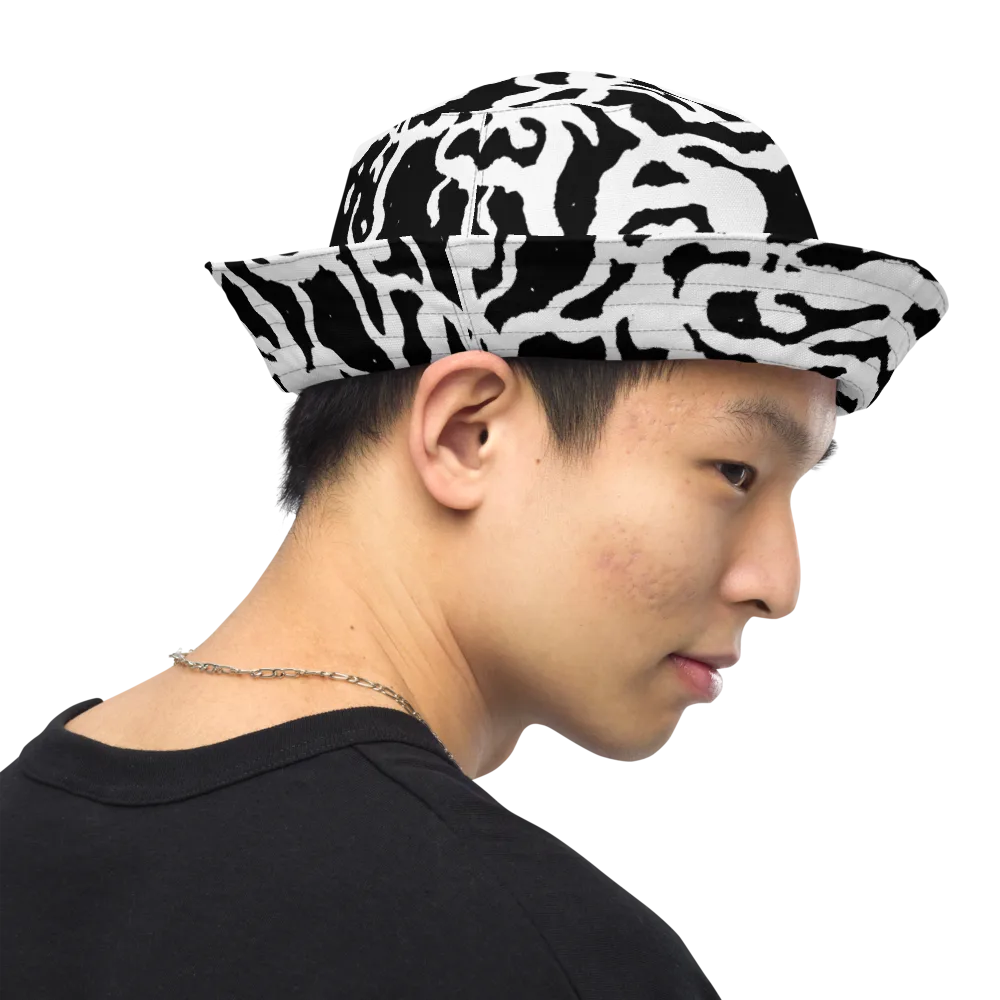 Blackwater Rhythm on Reversible Bucket Hat — Right Outside