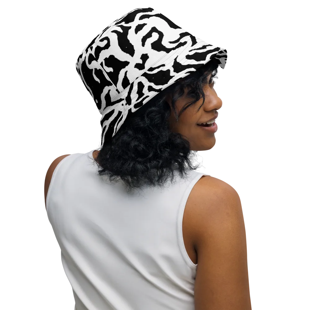 Blackwater Rhythm on Reversible Bucket Hat — Right Outside