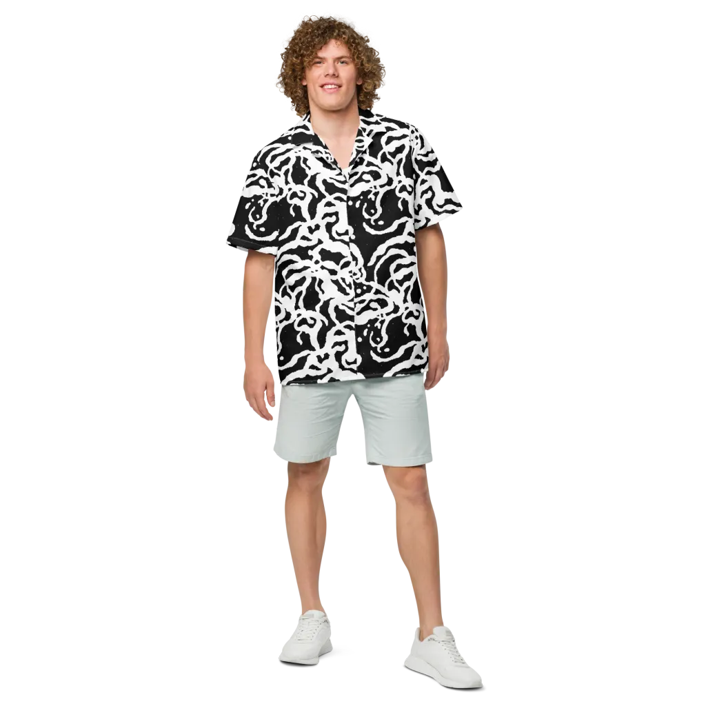 Blackwater Rhythm on Button Shirt — Front