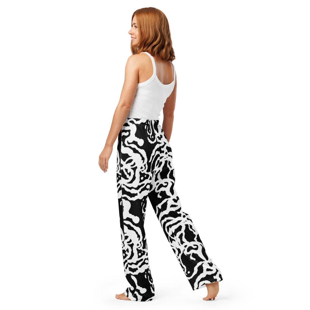 Blackwater Rhythm on Women's Pajama Pants — Back