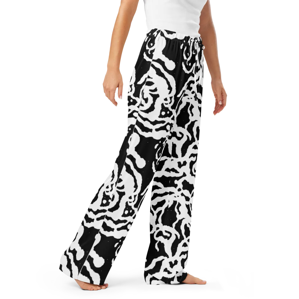 Blackwater Rhythm on Women's Pajama Pants — Right Front