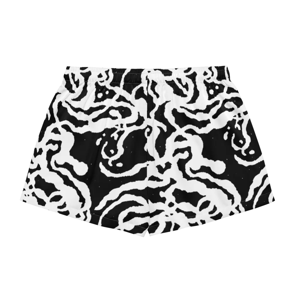 Blackwater Rhythm on Women's Pajama Shorts — Back