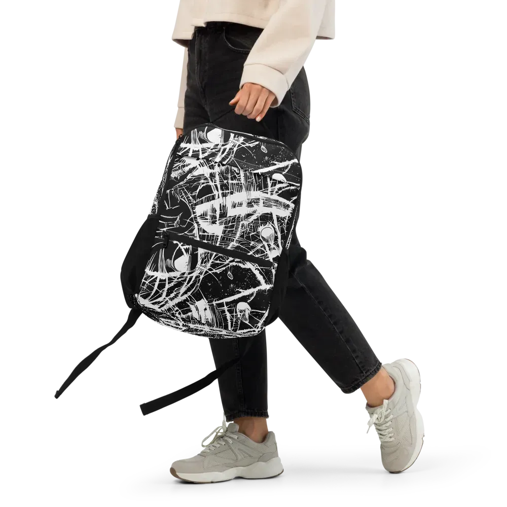 Noir Frond on Utility Backpack — Front