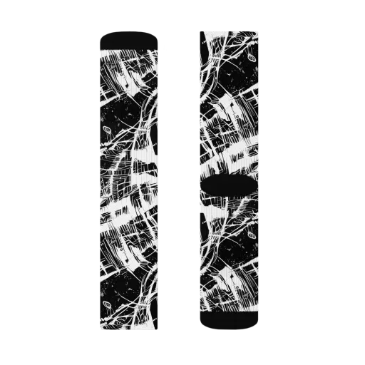 Noir Frond on a Socks