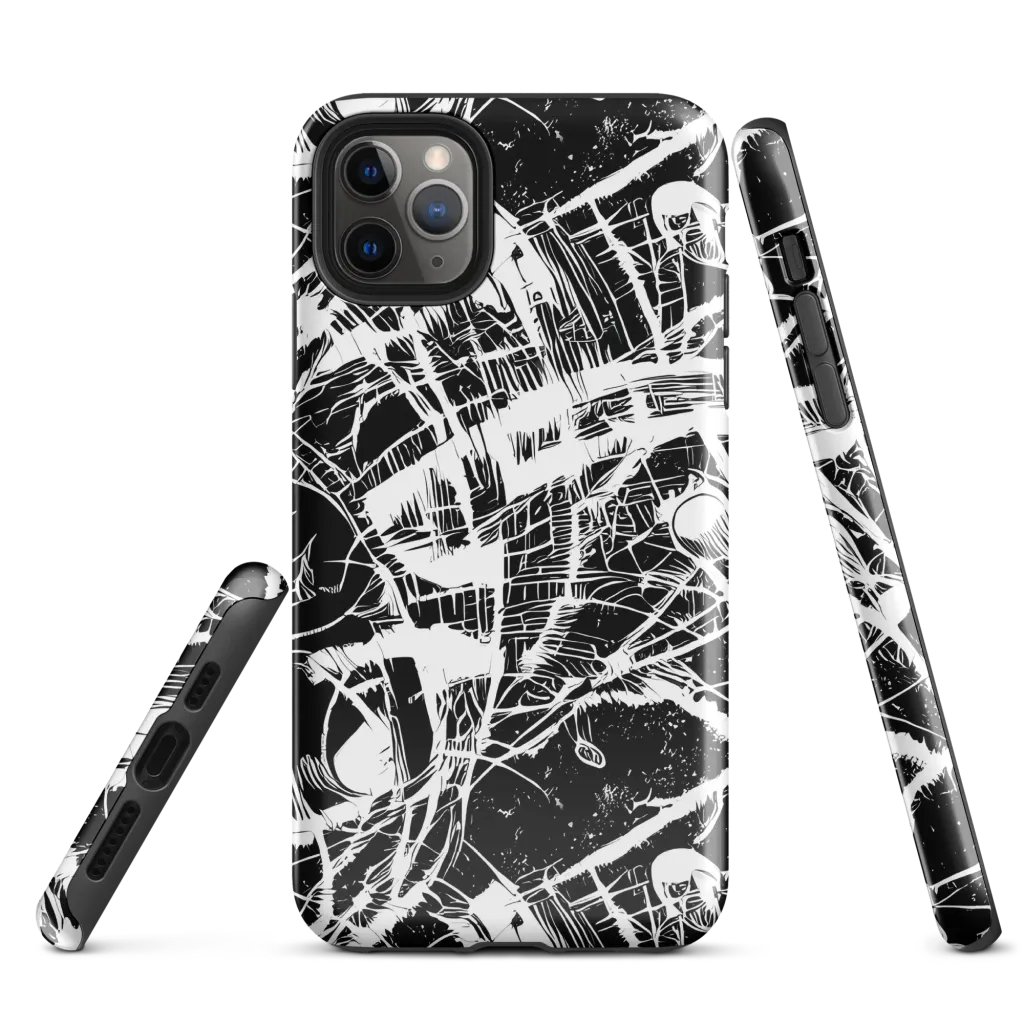 Noir Frond on Tough Case for iPhone® — Front