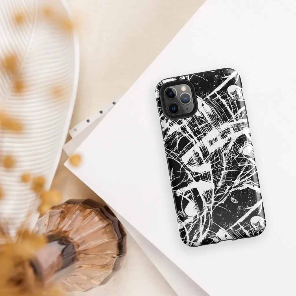 Noir Frond on Tough Case for iPhone® — Front
