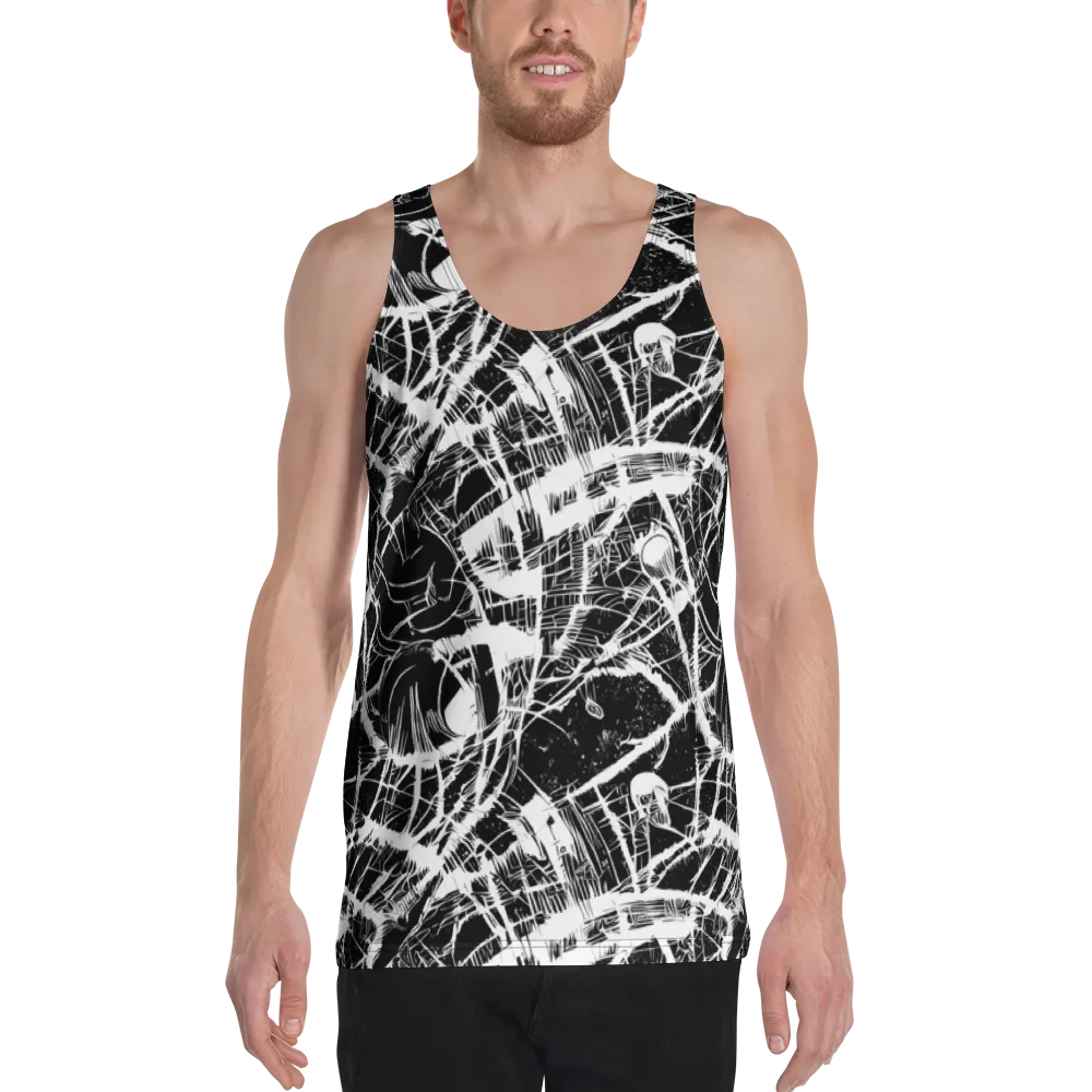 Noir Frond on Men's Tank Top — Front