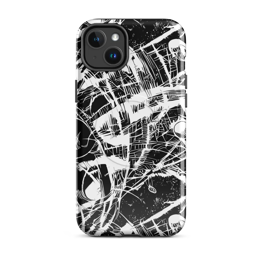 Noir Frond on MagSafe Tough Case for iPhone® — Front
