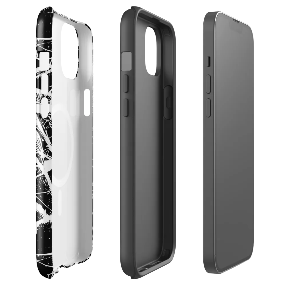 Noir Frond on MagSafe Tough Case for iPhone® — Front