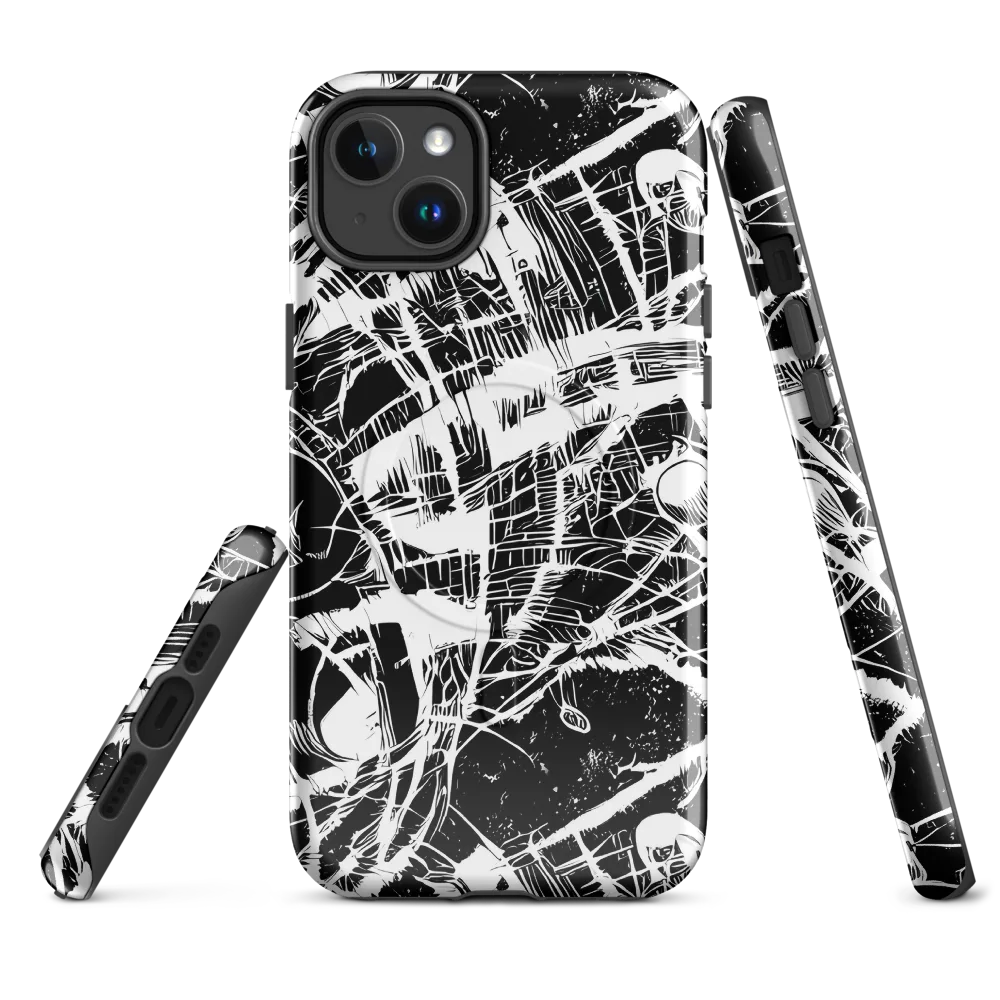 Noir Frond on MagSafe Tough Case for iPhone® — Front