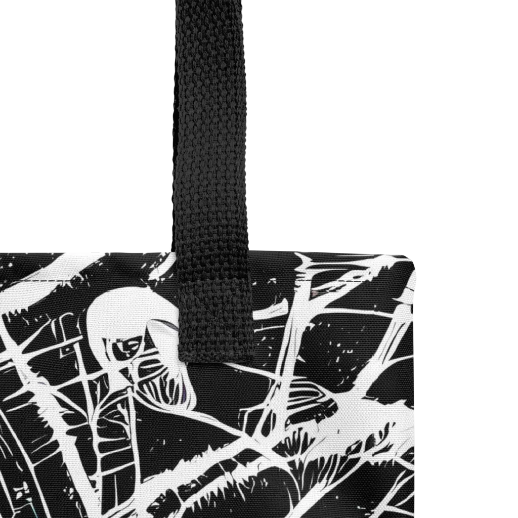 Noir Frond on Tote Bag — Product details