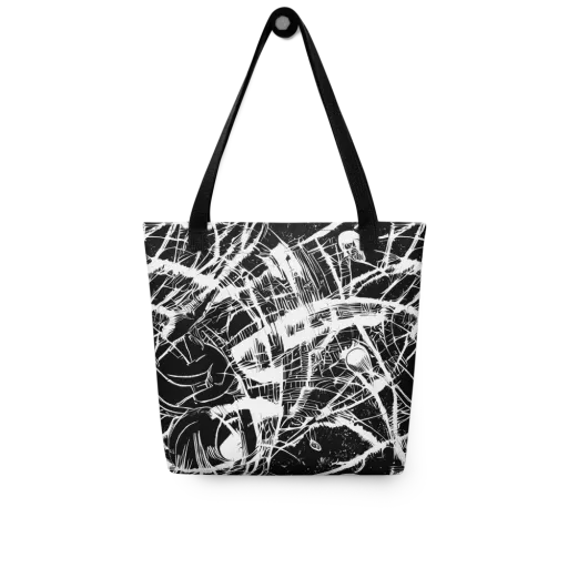 Noir Frond on a Tote Bag