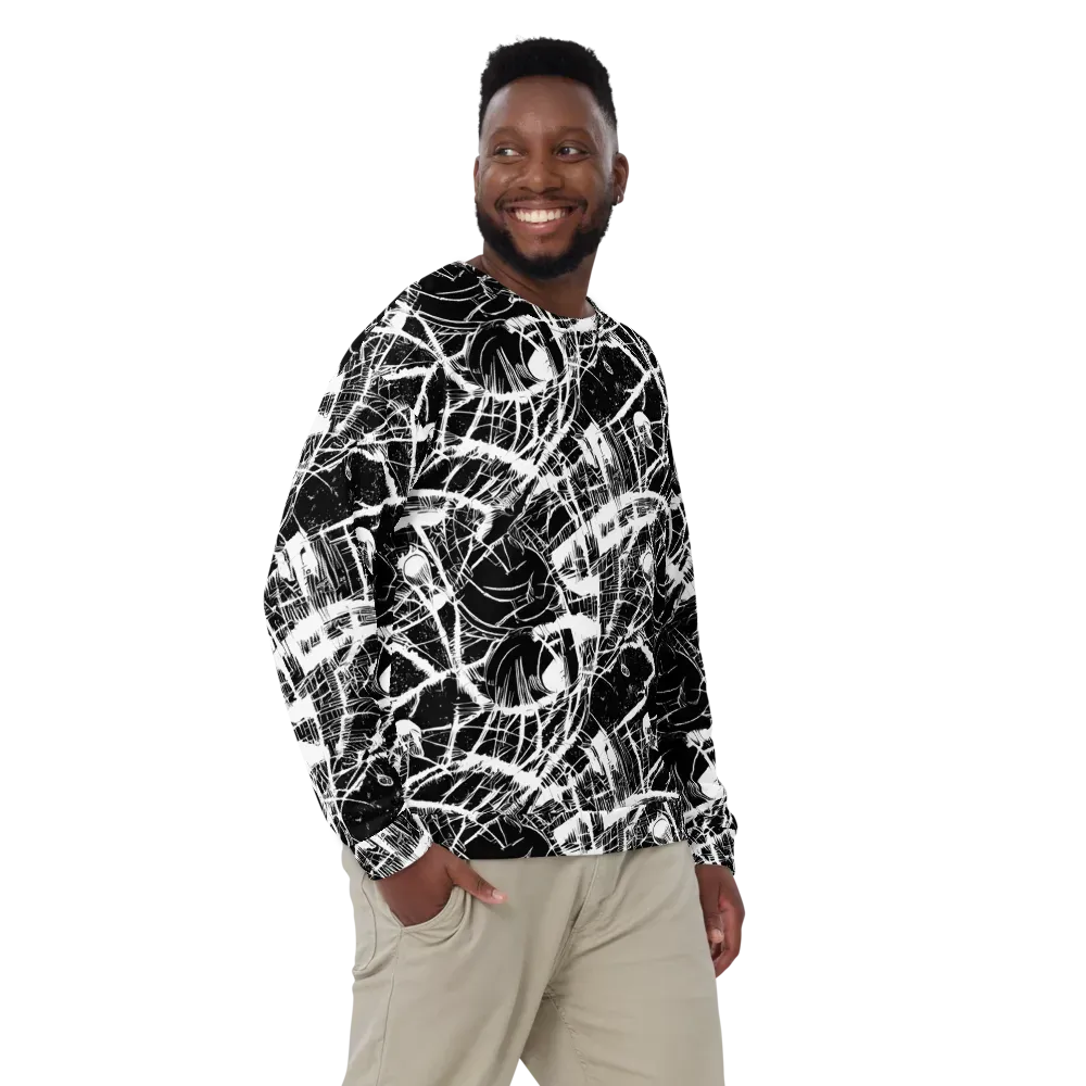 Noir Frond on Sweatshirt — Front