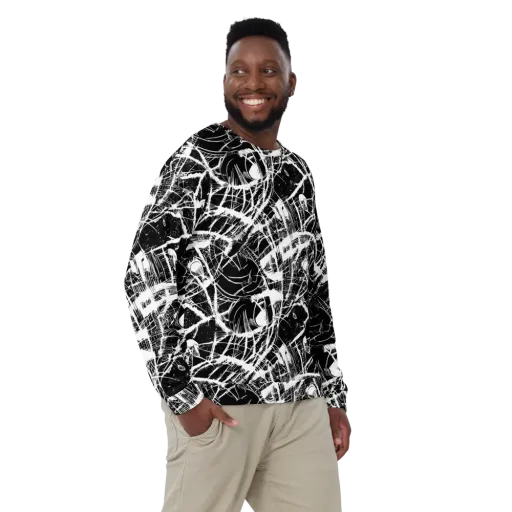 Noir Frond on a Sweatshirt