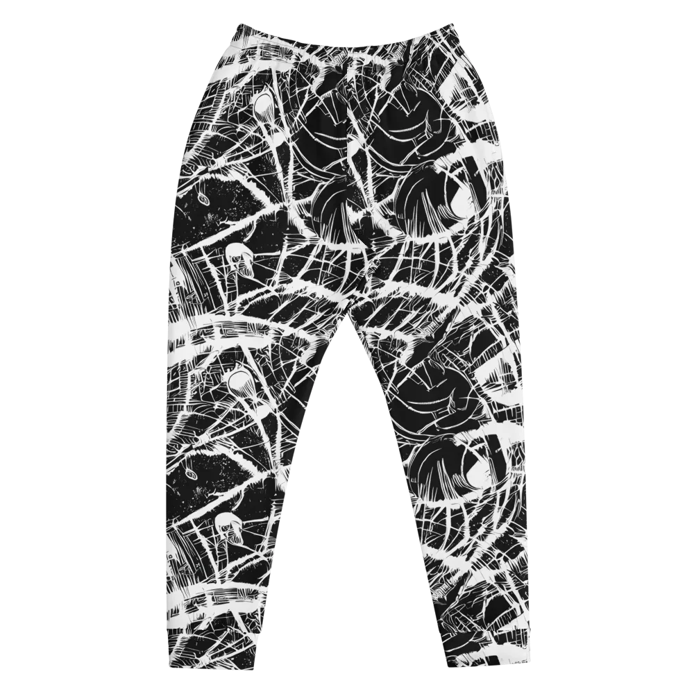 Noir Frond on Men's Joggers — Front