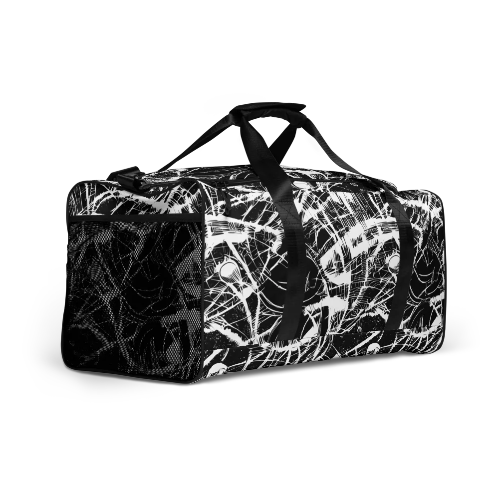 Noir Frond on Duffle Bag — Right Front