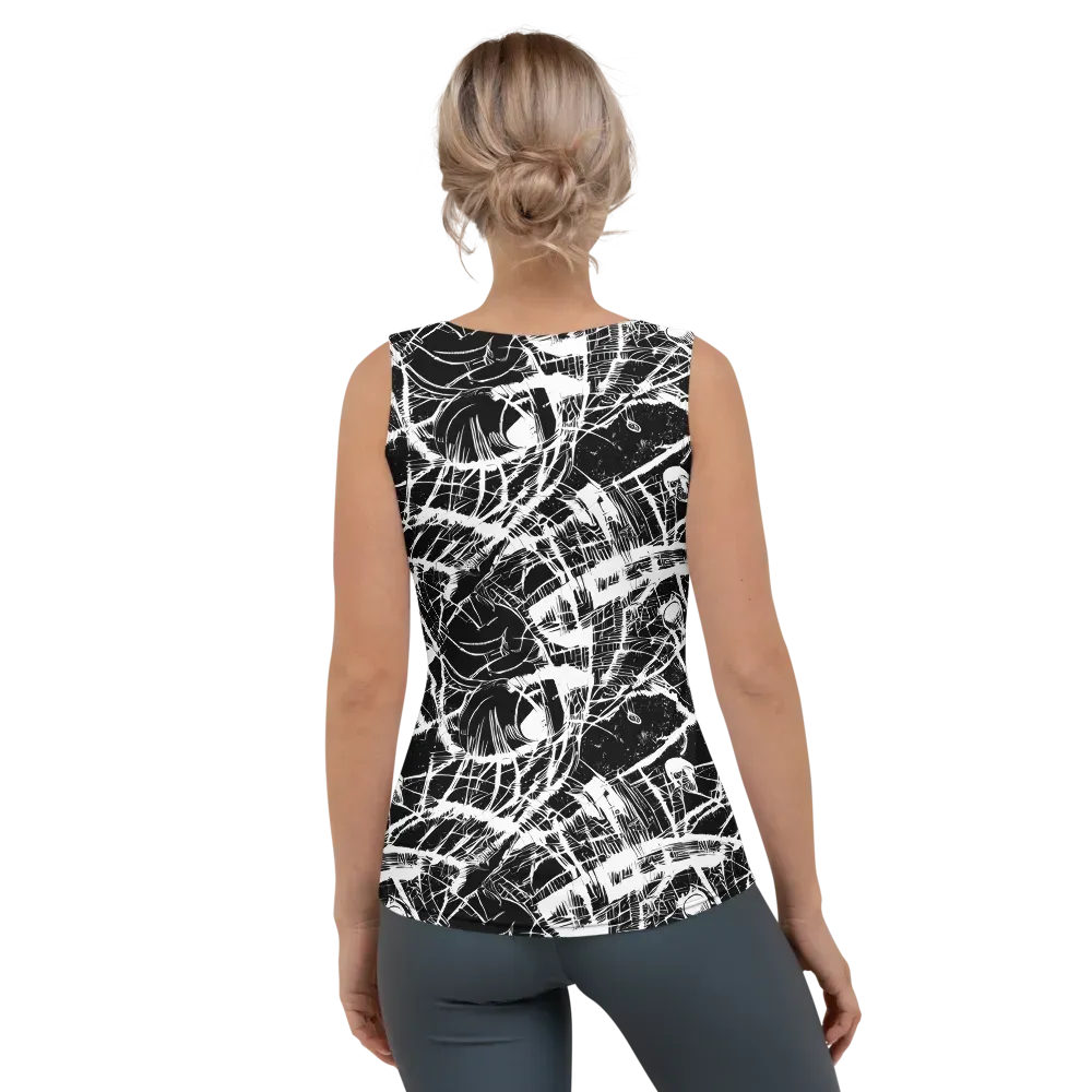 Noir Frond on Women's Tank Top — Back