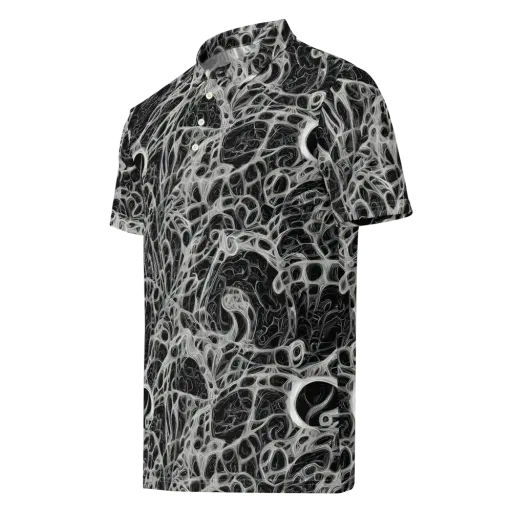 Neural Lace on a Men's Slim Fit Polo Shirt