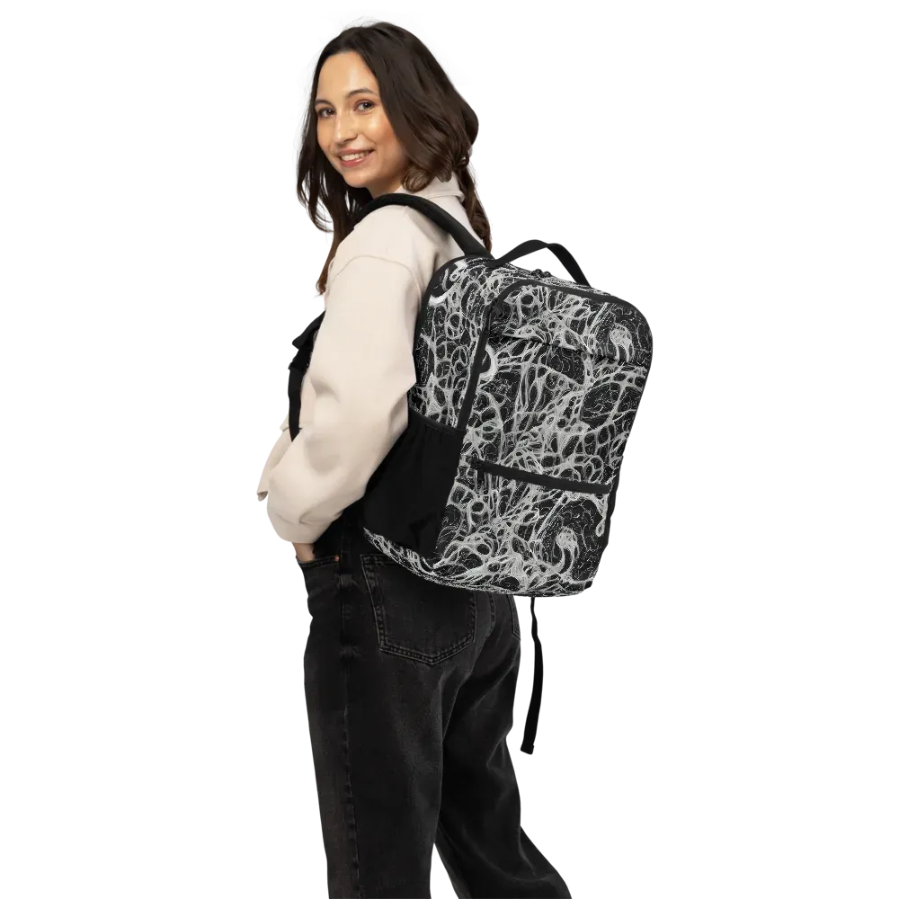 Neural Lace on Utility Backpack — Back