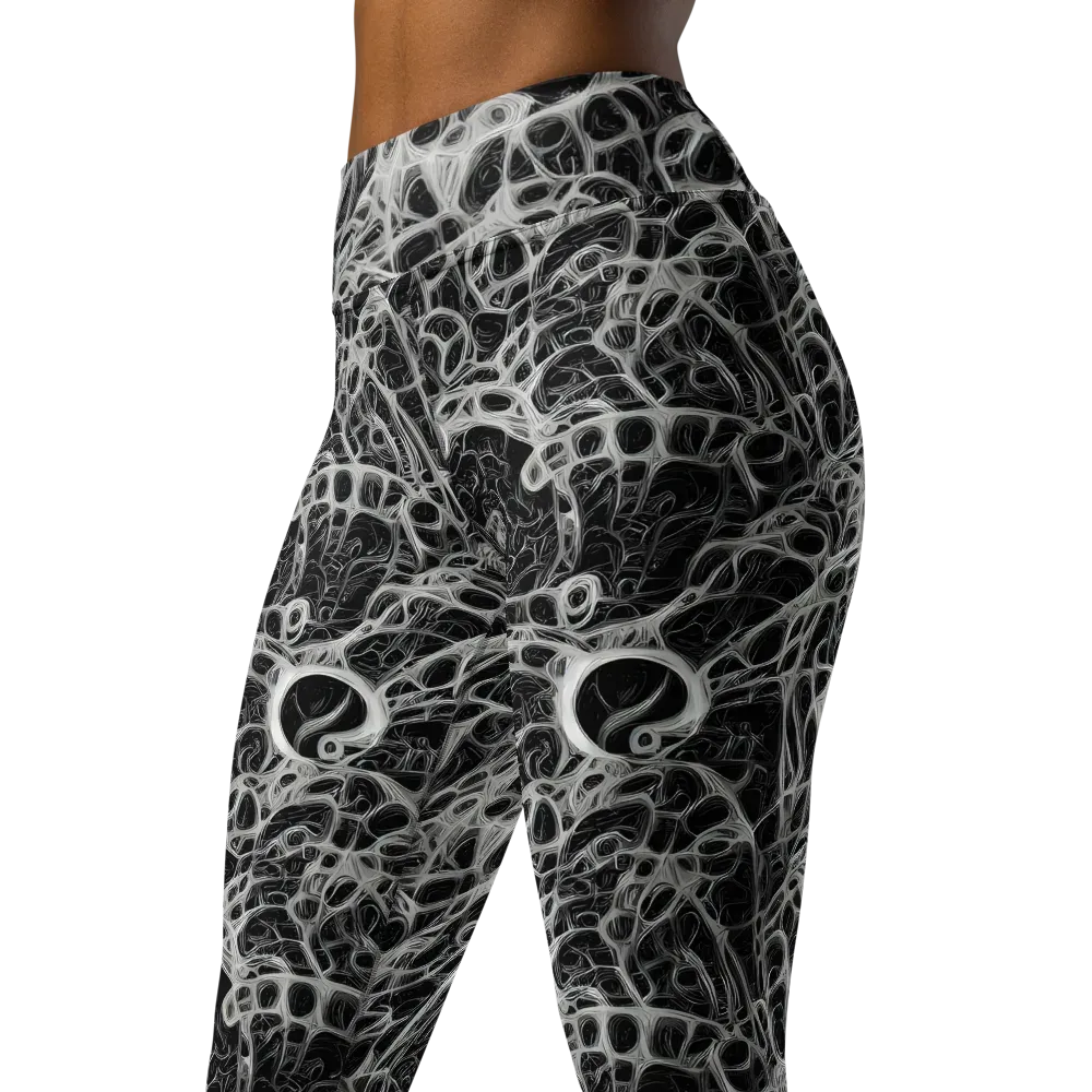 Neural Lace on Yoga Leggings — Left Front