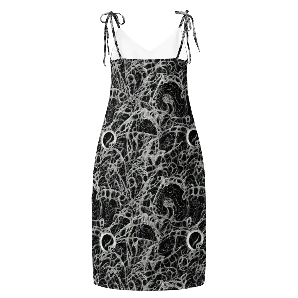 Neural Lace on Slip Dress — Back