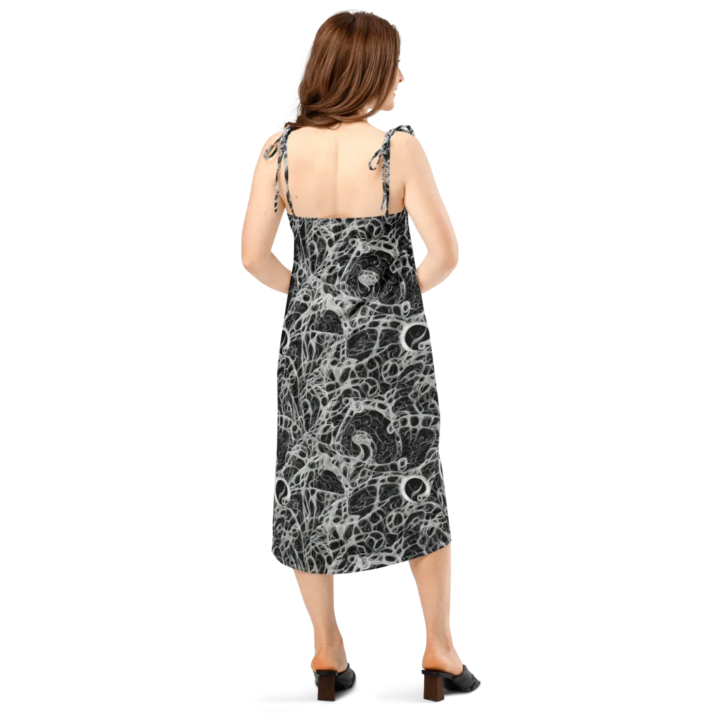 Neural Lace on Slip Dress — Back