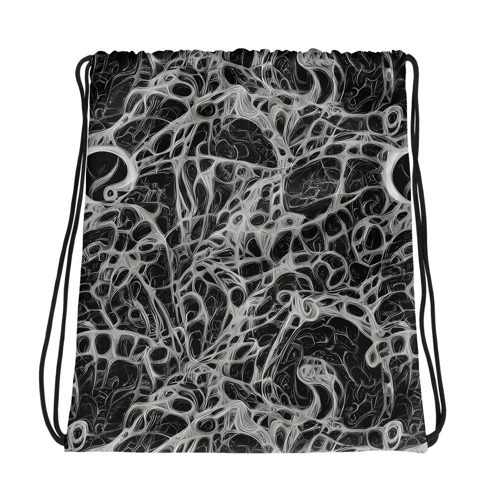 Neural Lace on Drawstring Bag — Photo