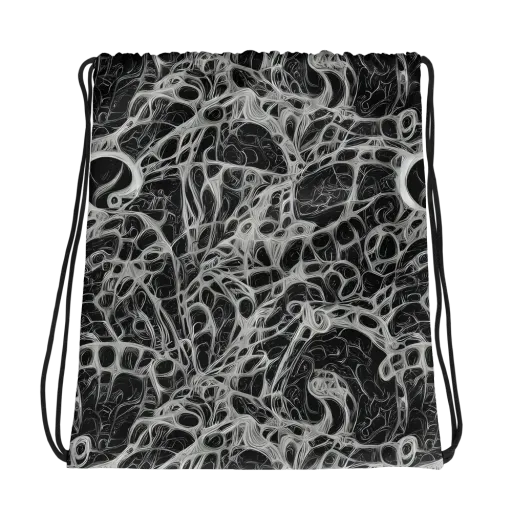 Neural Lace on a Drawstring Bag