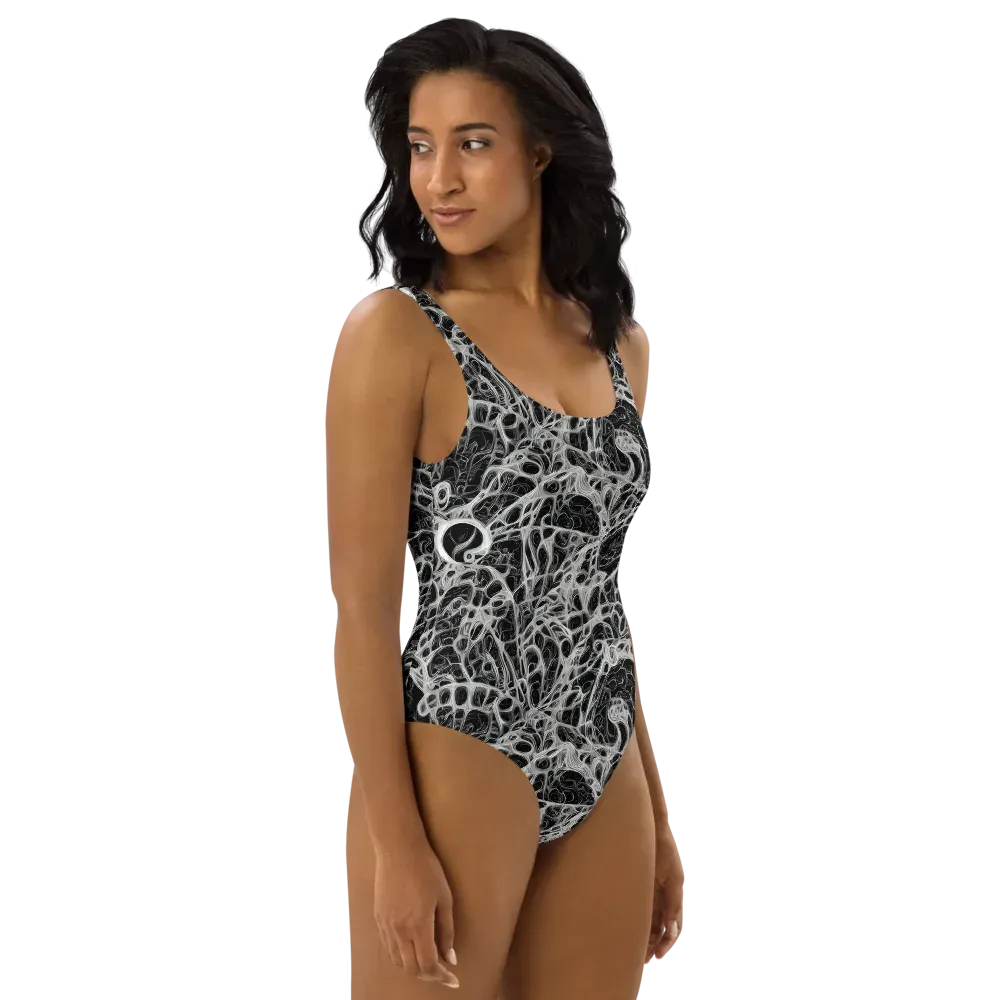 Neural Lace on One-Piece Swimsuit — Right