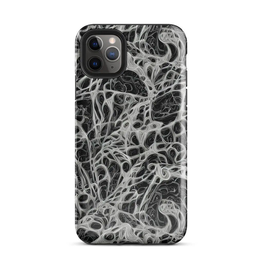Neural Lace on Tough Case for iPhone® — Front