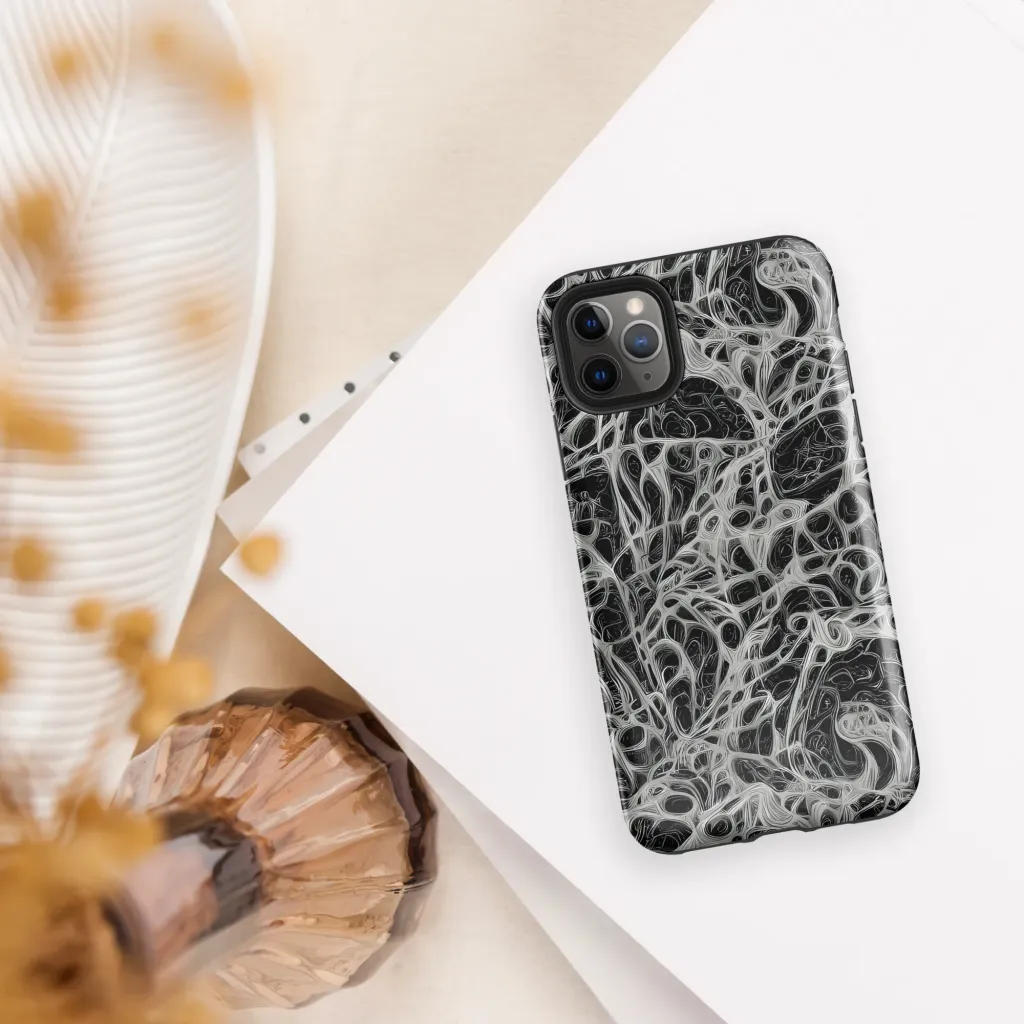 Neural Lace on Tough Case for iPhone® — Front