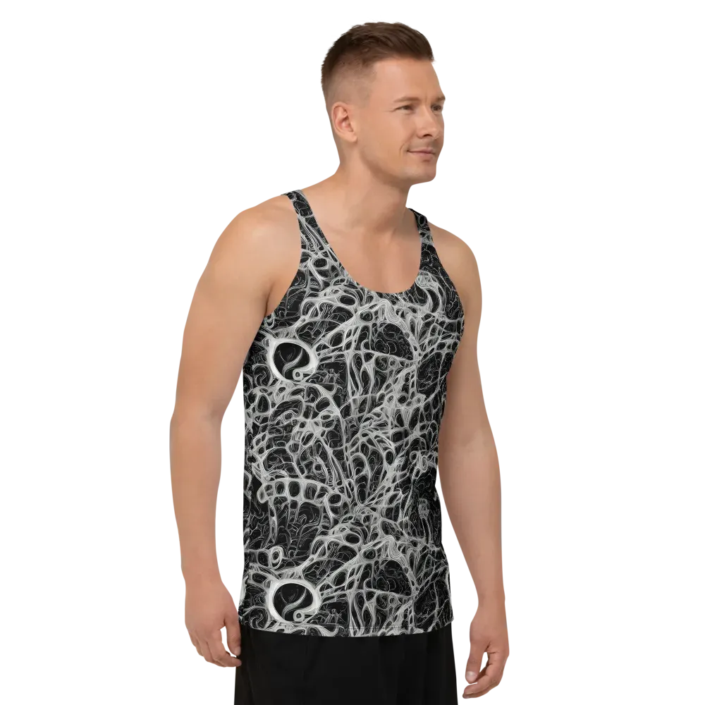 Neural Lace on Men's Tank Top — Right Front
