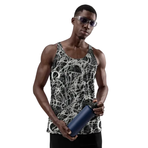 Neural Lace on a Men's Tank Top