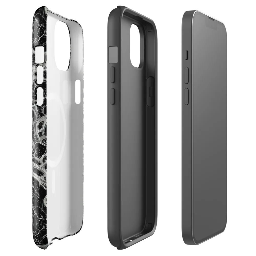 Neural Lace on MagSafe Tough Case for iPhone® — Front