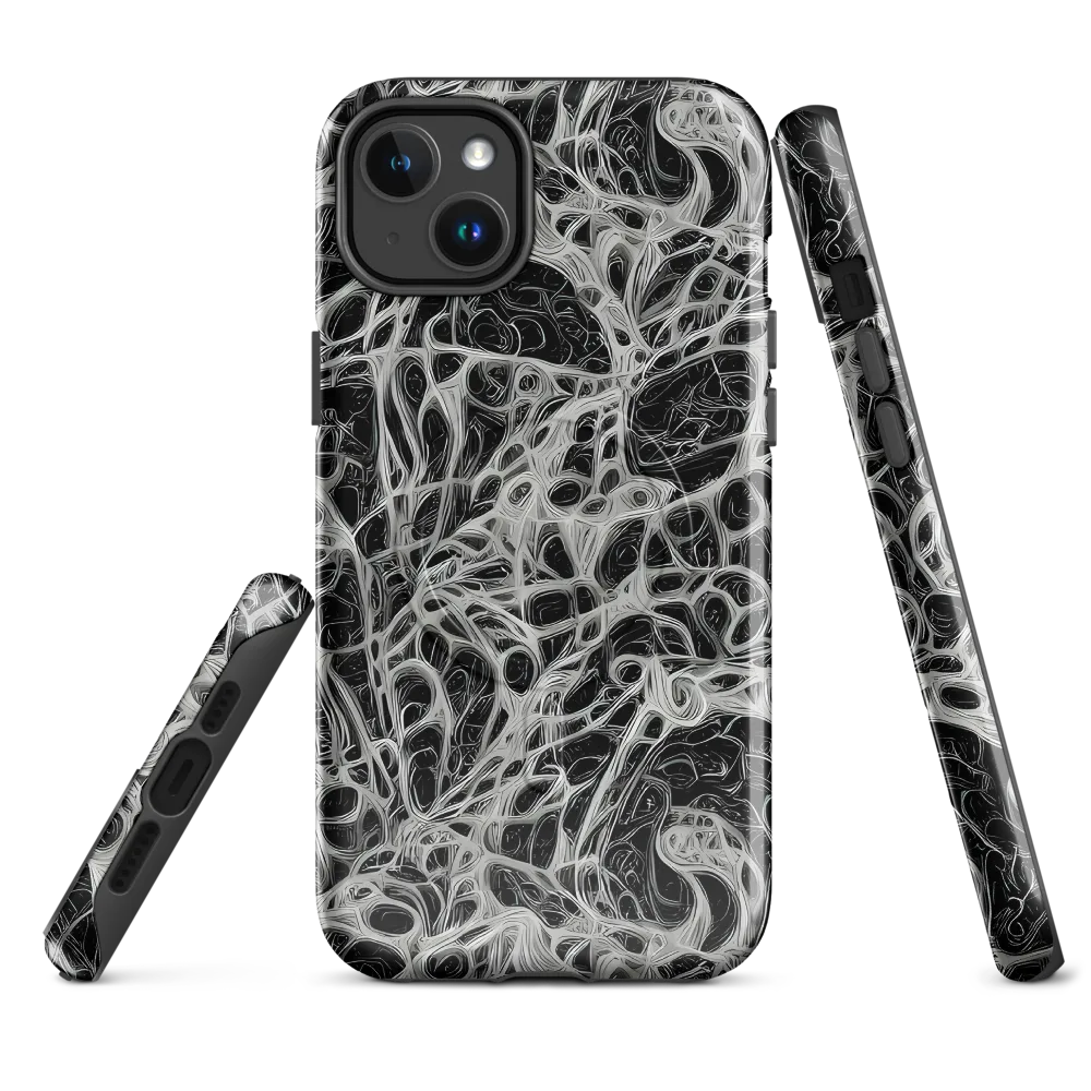 Neural Lace on MagSafe Tough Case for iPhone® — Front