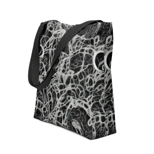 Neural Lace on a Tote Bag