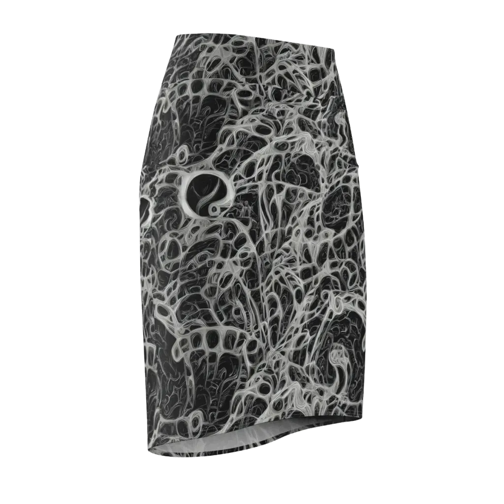 Neural Lace on Pencil Skirt — Front Side