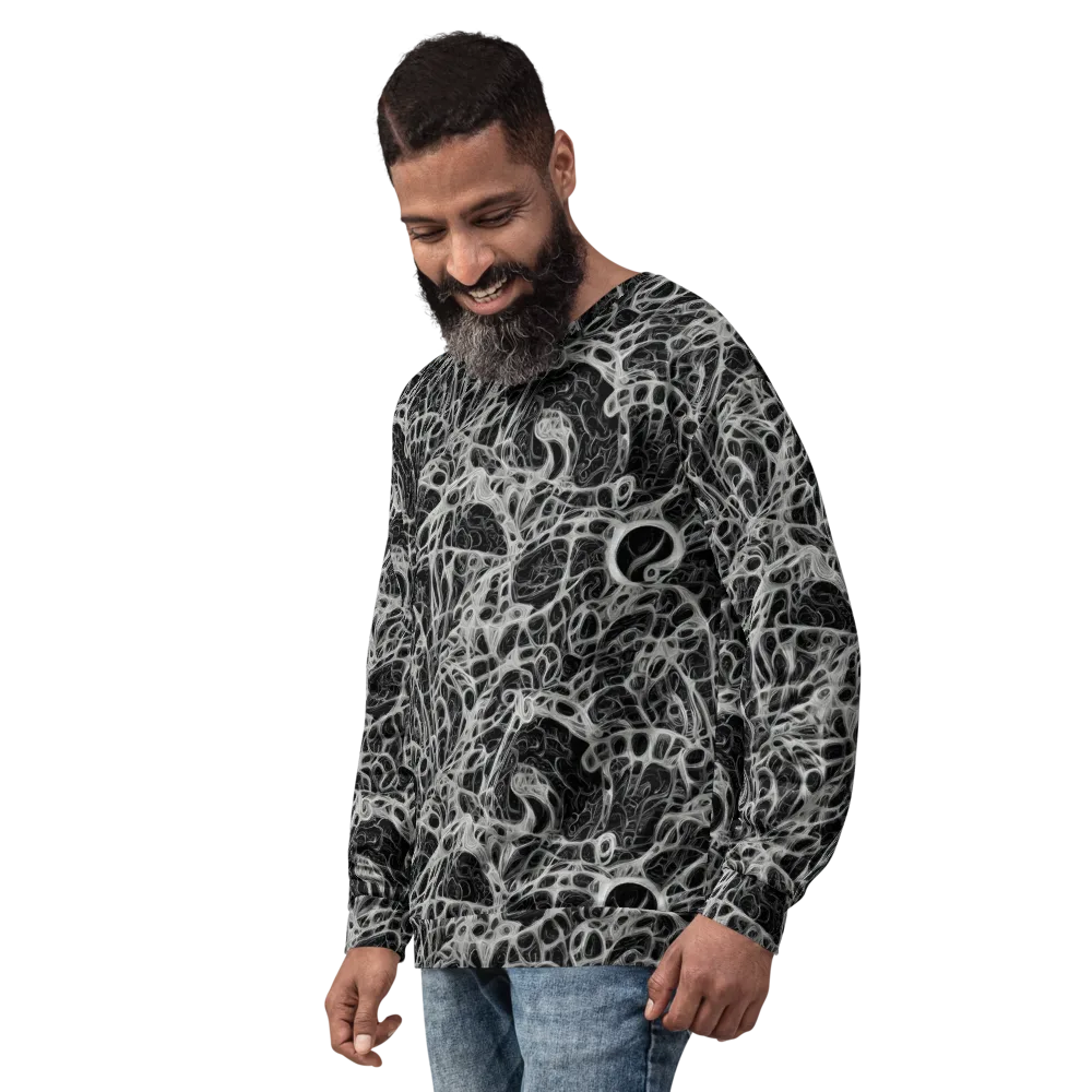Neural Lace on Sweatshirt — Left Front