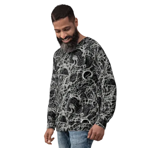 Neural Lace on a Sweatshirt
