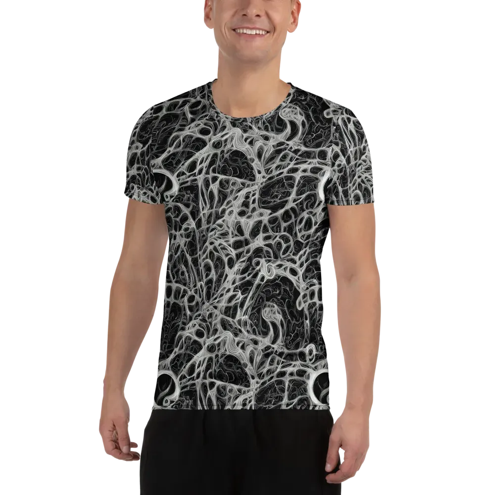 Neural Lace on Men's Athletic T-Shirt — Front