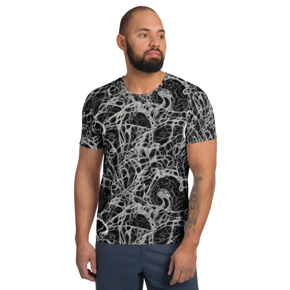 Neural Lace on Men's Athletic T-Shirt — Front