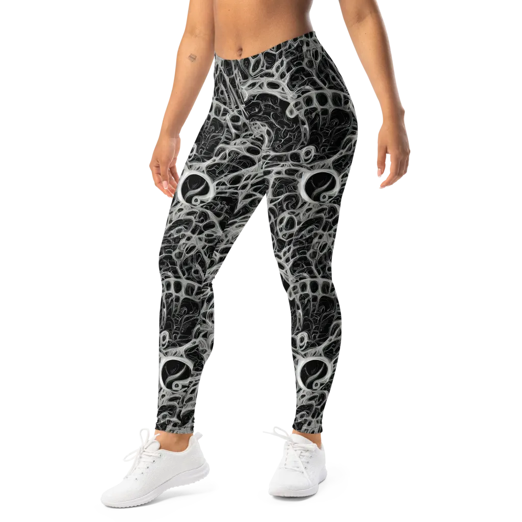 Neural Lace on Leggings — Left Front