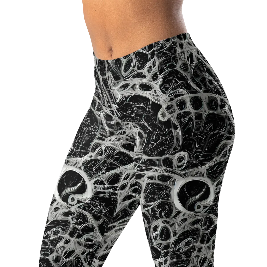 Neural Lace on Leggings — Left Front