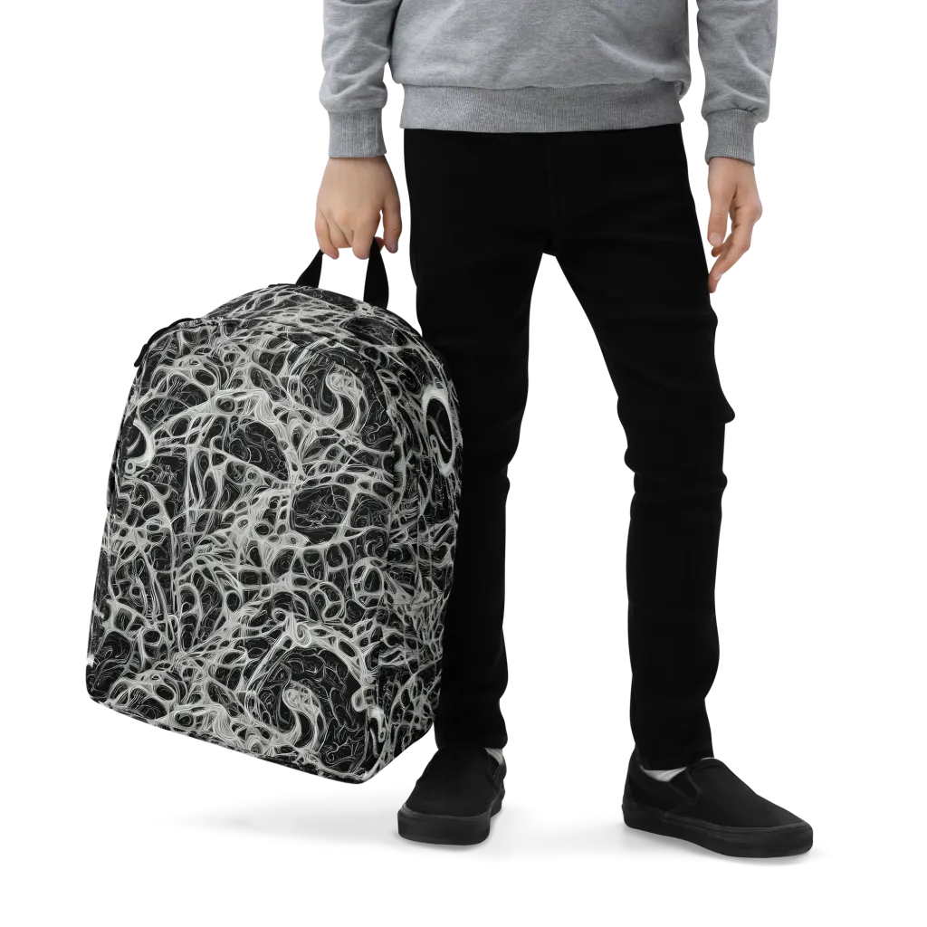 Neural Lace on Minimalist Backpack — Zoomed-in