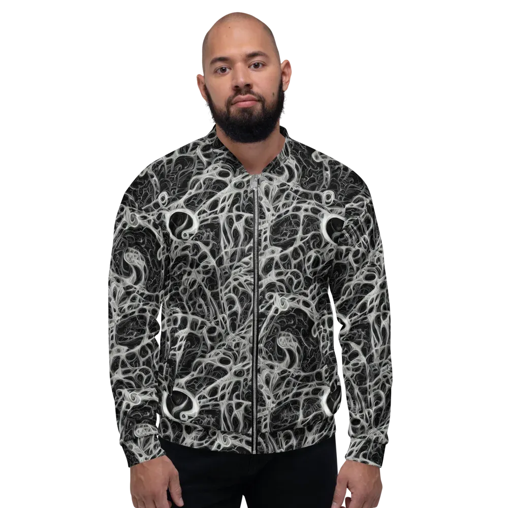 Neural Lace on Bomber Jacket — Front