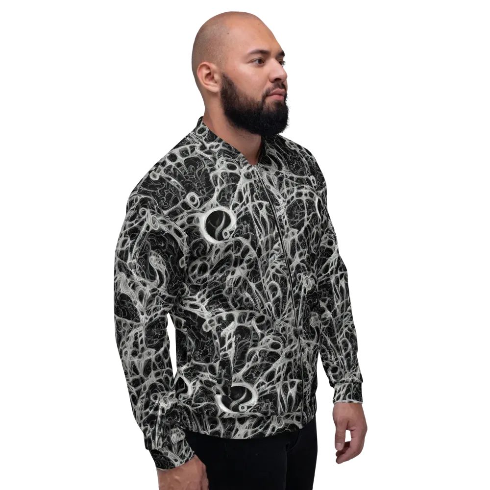 Neural Lace on Bomber Jacket — Right