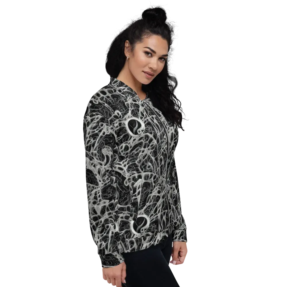 Neural Lace on Bomber Jacket — Right