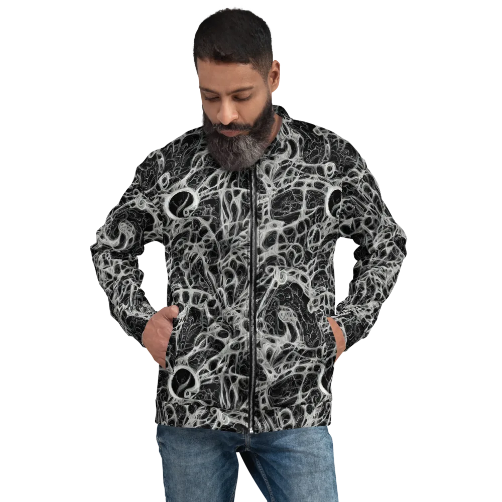 Neural Lace on Bomber Jacket — Front